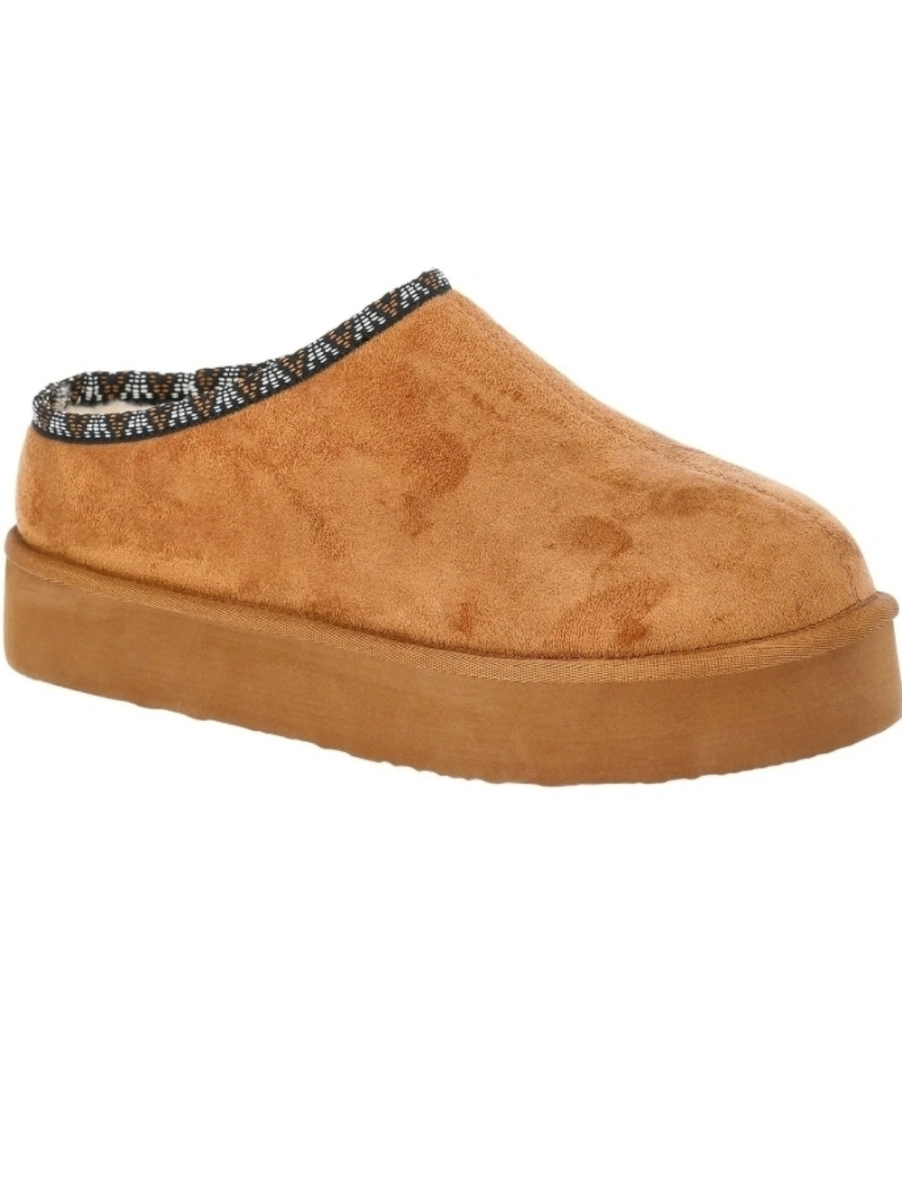 Women’s Tan Suede Slip-On Comfort Mules.   5 - Picture 3 of 6